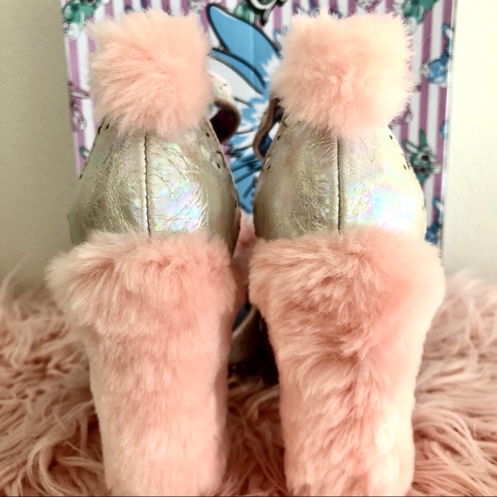 Irregular Choice Cream Puff Pink Bunny Heels NIB - Picture 5 of 6